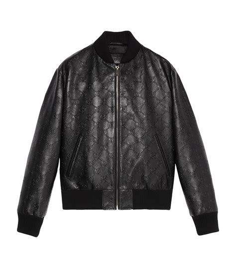 gucci leather bomber jacket for sale